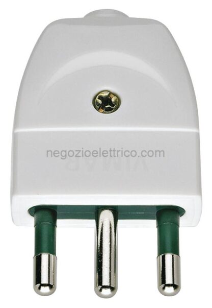 VIW00202.B Spina 2P+T 16A S17 assiale bianco