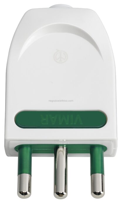 VIW00204.B Spina 2P+T16A orientab. S17-SPB17 bianco