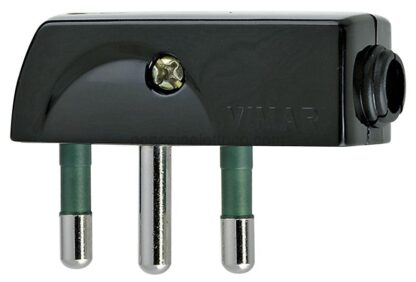 VIW00207 Spina 2P+T 16A SPA17 90 nero