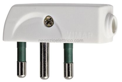 VIW00207.B Spina 2P+T 16A SPA17 90 bianco