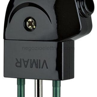 VIW00211 Spina 2P+T 10A S11 90 nero