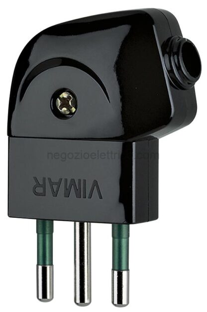 VIW00211 Spina 2P+T 10A S11 90 nero