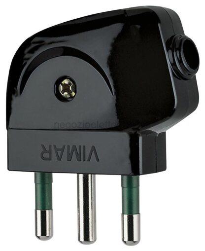 VIW00212 Spina 2P+T 16A S17 90 nero