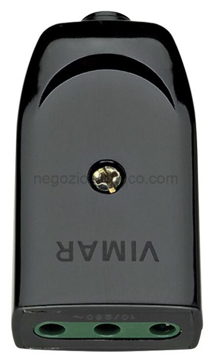 VIW00221 Presa 2P+T 10A P11 assiale nero