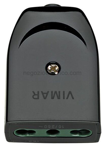 VIW00223 Presa 2P+T 16A P17/11 assiale nero