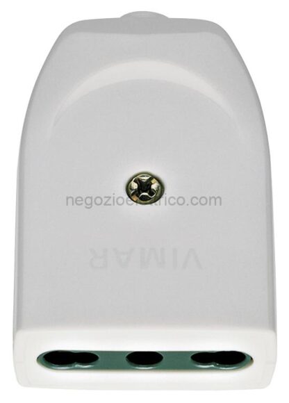VIW00223.B Presa 2P+T 16A P17/11 assiale bianco
