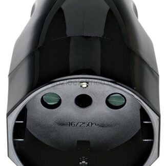 VIW00224 Presa 2P+T 16A P30 assiale nero