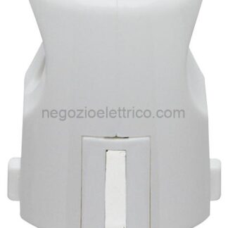 VIW00230.B Spina 2P+T 16A tedesco assiale bianco