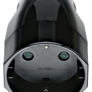 VIW00250 Presa 2P+T 16A tedesco assiale nero