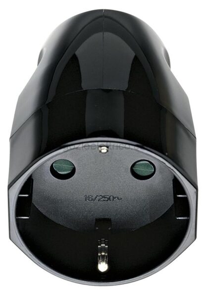VIW00250 Presa 2P+T 16A tedesco assiale nero