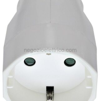VIW00250.B Presa 2P+T 16A tedesco assiale bianco