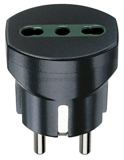 VIW00301 Adattatore ted./franc.+P17/11 nero