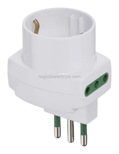 VIW00313.B Adattatore sfals.vert.S11+2P11+P30bianco