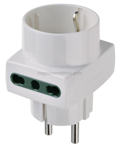 VIW00325.B Adattatore mult. S31+2P17/11+P30 bianco