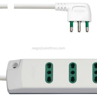 VIW00404.CC.B Presa mult. 4P17/11+ S17 90 bianco