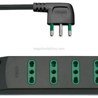 VIW00406.CC Presa mult. 6P17/11+ S17 90 nero