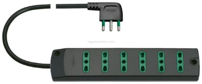 VIW00406.CC Presa mult. 6P17/11+ S17 90 nero