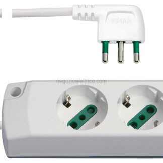 VIW00413.CC.B Presa mult. 3P30+S17 90 bianco