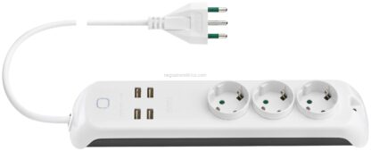 VIW00447.CC.B Presa mult. 16A 3schuko+4USB+int. + WiFi