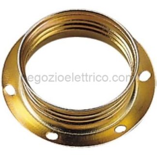 MST00548 Ghiera E14 Metallo Ottonato