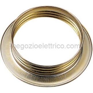 MST00549 Ghiera E27 Metallo Ottonato