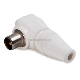 MST00594-F Spina Coax squadra 75ohm 9.5mm Ghiera