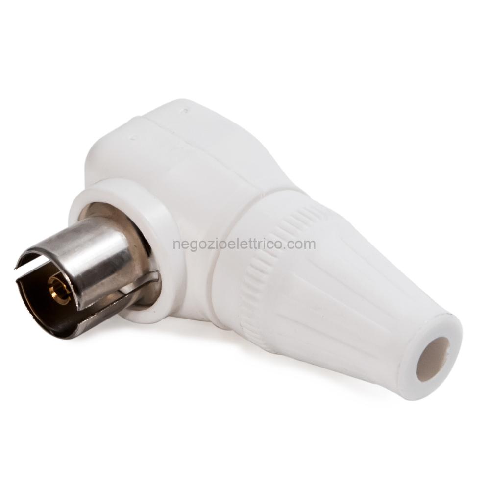 MST00596-F Presa Coax squadra 75ohm 9.5mm Ghiera