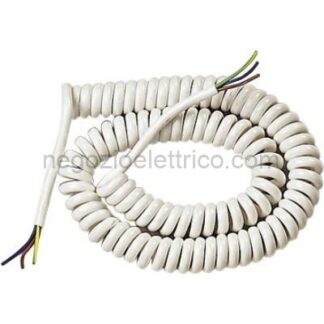 MST00616B Spezz.cavo estensibile3x0.75 Mt.5 BIANCO