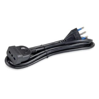 MST00635-S Cavo lis.3x1 Mt.5 Sp.+Pr.Si.16A+T NERO