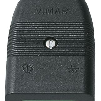 VIW01022 Presa 2P 10A P10 assiale nero