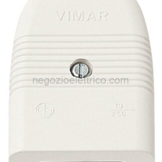 VIW01022.B Presa 2P 10A P10 assiale bianco