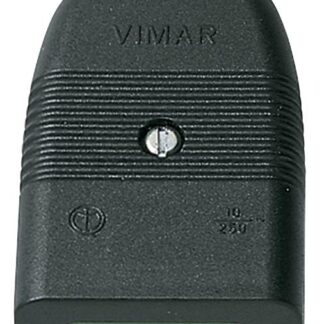 VIW01023 Presa 2P+T 10A P11 assiale nero