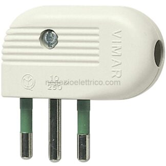 VIW01041.B Spina 2P+T 10A 90 bianco