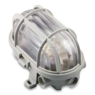 MST01100G Plafon. con Gabbia Tecnopol. 40W GRIGIA