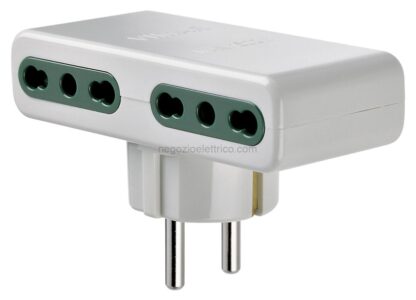 VIW01166.B Adattatore mult. S31+4P17/11 bianco