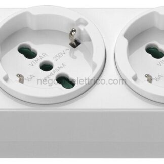 VIW01293.NC.B Presa multipla 5 universale bianco