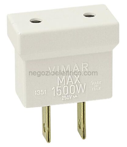 VIW01351.B Adattatore 2P USA - P10 bianco