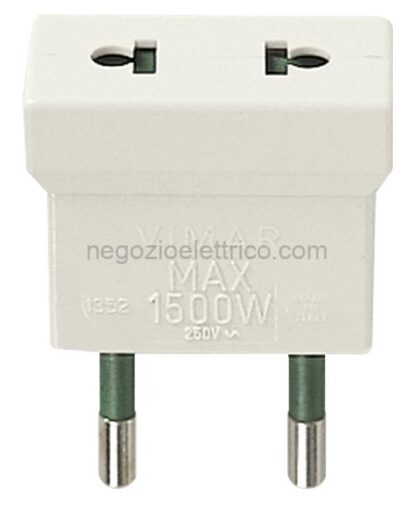 VIW01352.B Adattatore S10 - USA+EU bianco