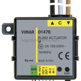 VIW01476 Modulo domotico 2in 3out (1 tapp+2 LED)