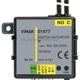 VIW01477 Modulo domotico 2in 3out (1 rel+2 LED)