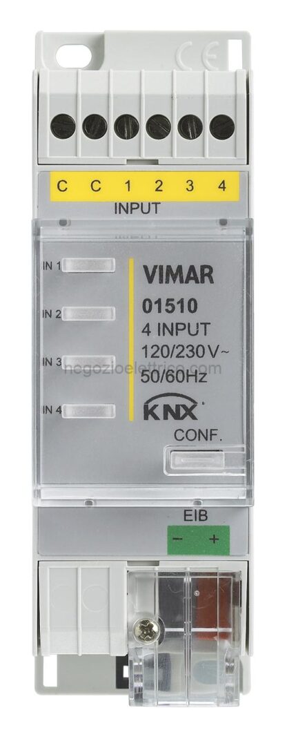 VIW01510 Ingresso binario 4 canali 120/230V KNX