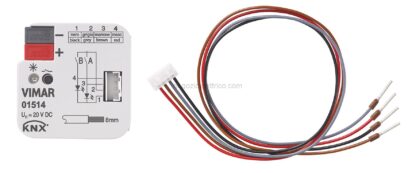 VIW01514 Interfaccia 2 ingressi/out per led KNX