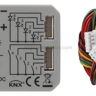 VIW01515.1 Interfaccia 4 ingressi/out per led KNX