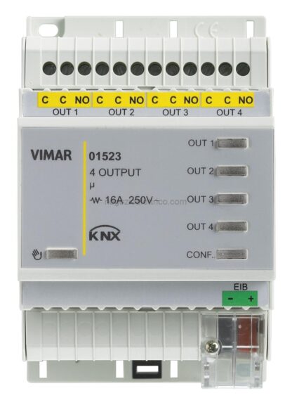 VIW01523 Attuatore 4 uscite 250V 16A KNX
