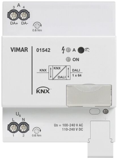 VIW01542 Gateway DALI 1 canale KNX