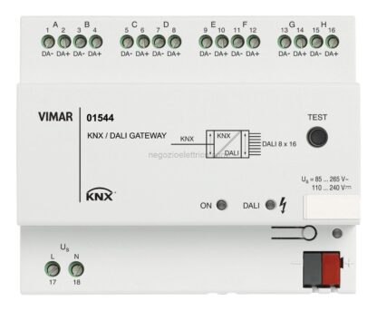 VIW01544 Gateway DALI 8 canali KNX
