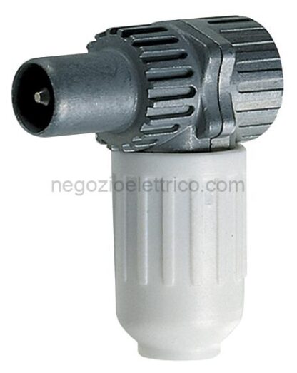 VIW01634 Connettore TV-RD-SAT maschio 90 bianco
