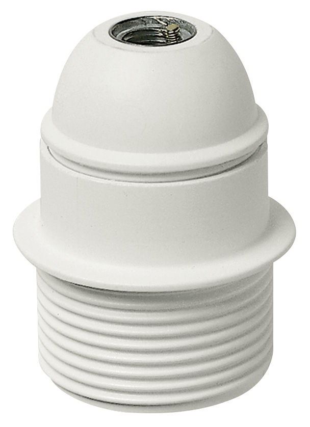 VIW02104.B Portalampada E27 M10x1 cm/pfil. bianco