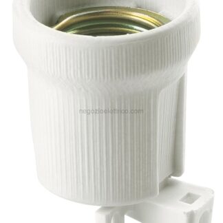 VIW02174.S Portalampada E27 43mm porc.piastrina90