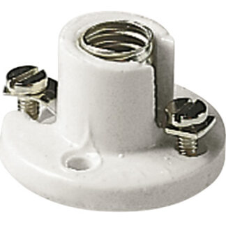 VIW02197 Portalampada E10 base porcellana bianco